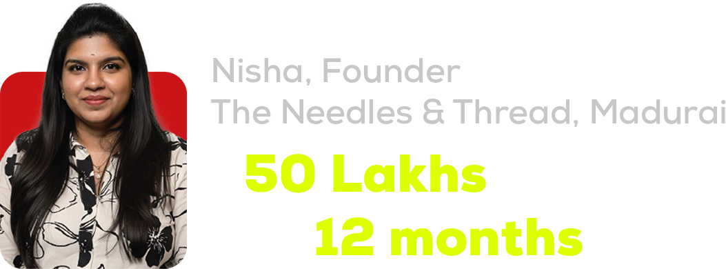 Tamil Business Tribe e-commerce growth mentorship success story - Nisha